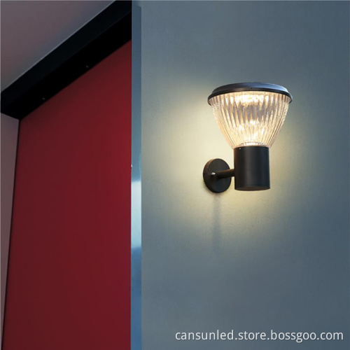 IP65 High Brightness Solar Outdoor Wall Lamp 8W/12W with 3 Years Warranty